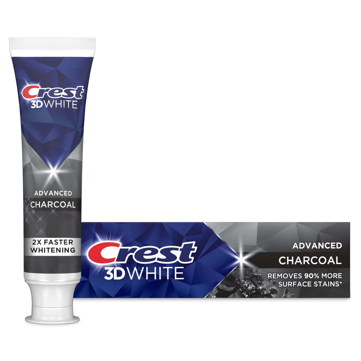 Crest 3D Toothpaste Charcoal Single