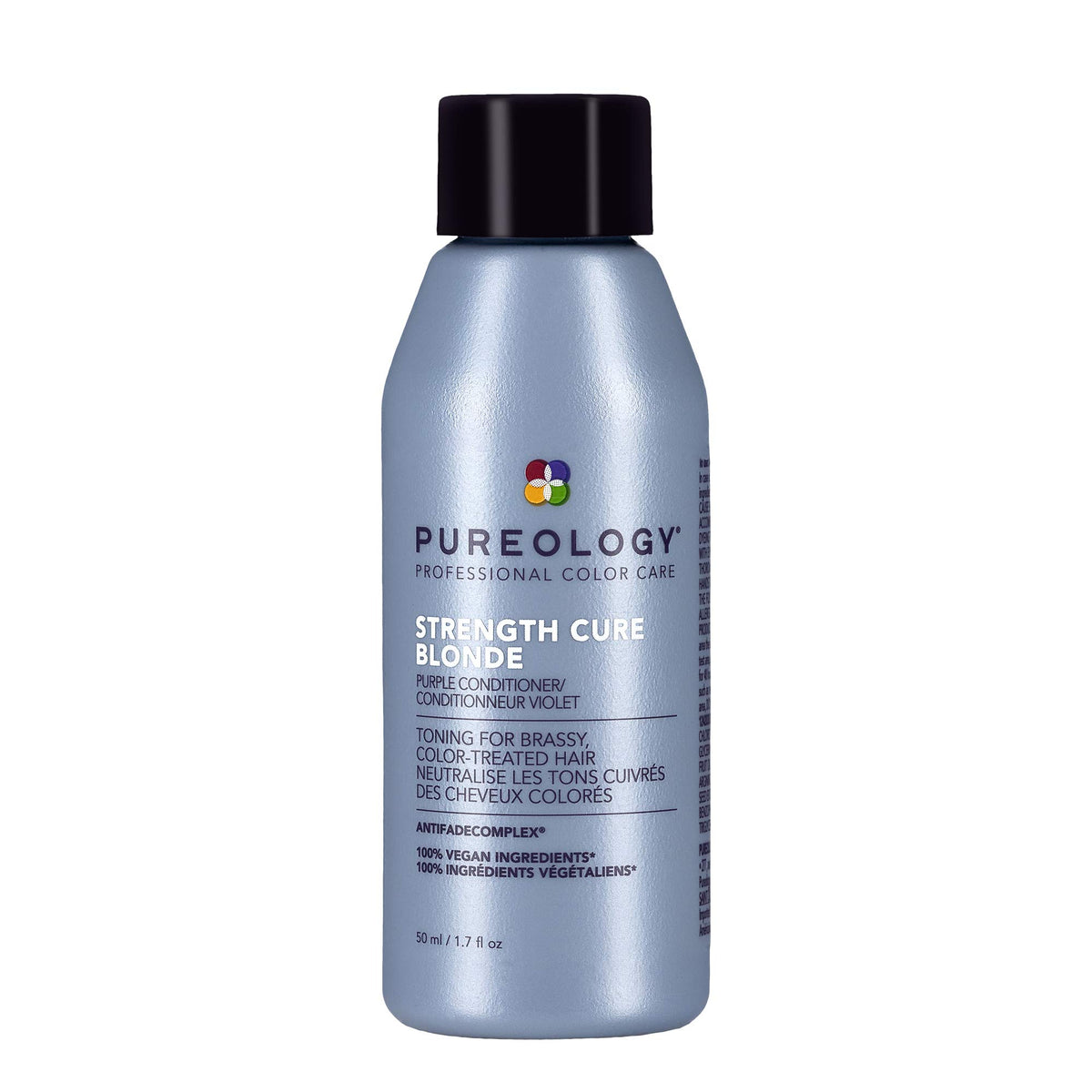 Pureology Strength Cure Blonde Purple Conditioner for Blonde & Lightened Color-Treated Hair 1.7 Fl Oz