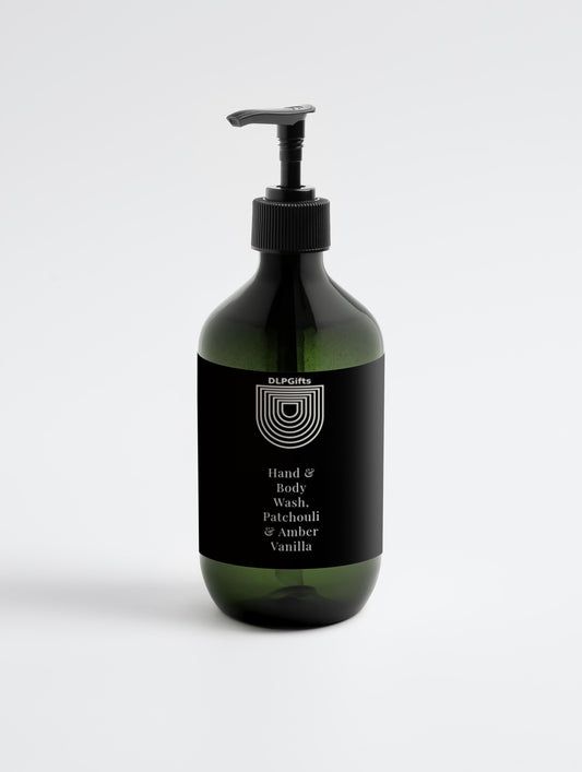 Hand & Body Wash, Patchouli & Amber Vanilla