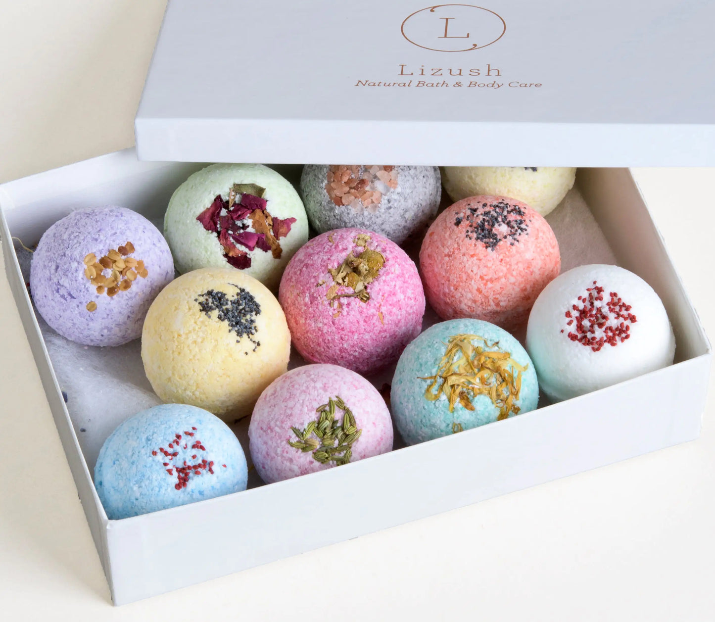 11 Bath Bombs Gift Box + one Free Bomb to make 12 !! (Personalize It)