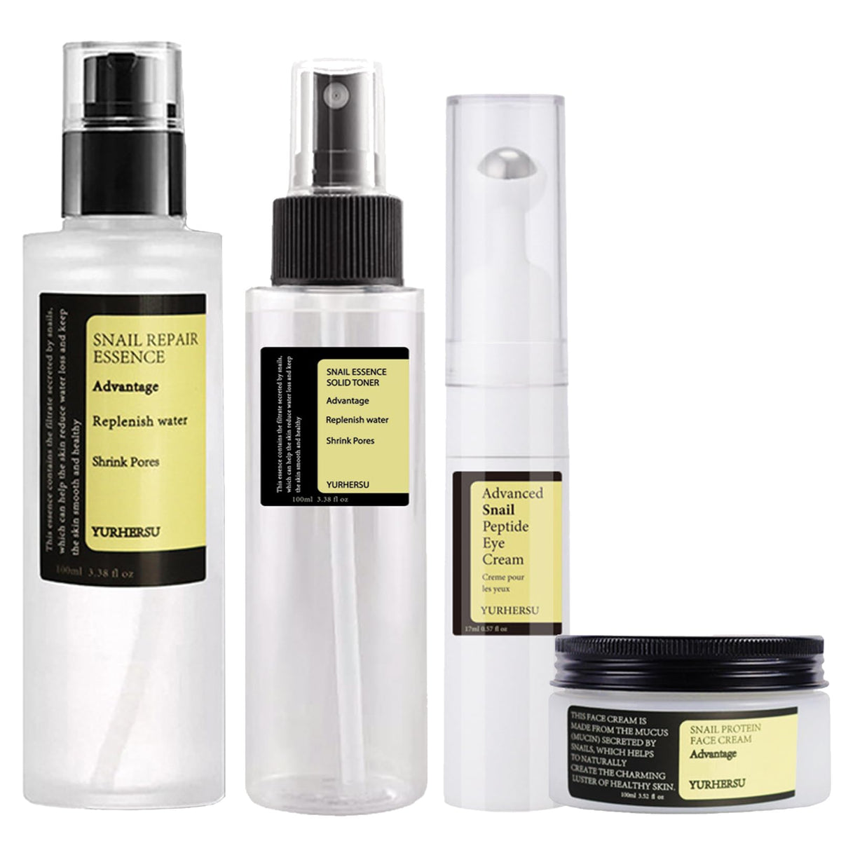 Advanced Snail Mucin Skin Care Set 4PCS