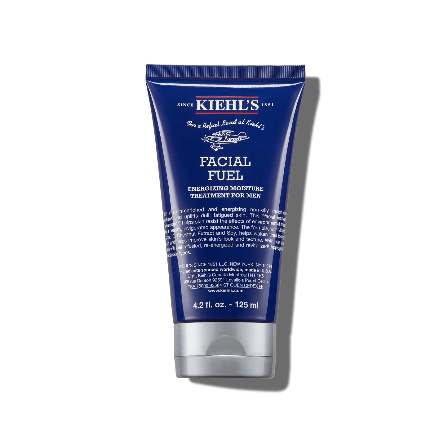 Kiehl's Facial Fuel Moisturizer with Vitamin C and Caffeine - 4.2 Fl Oz / 125 ml