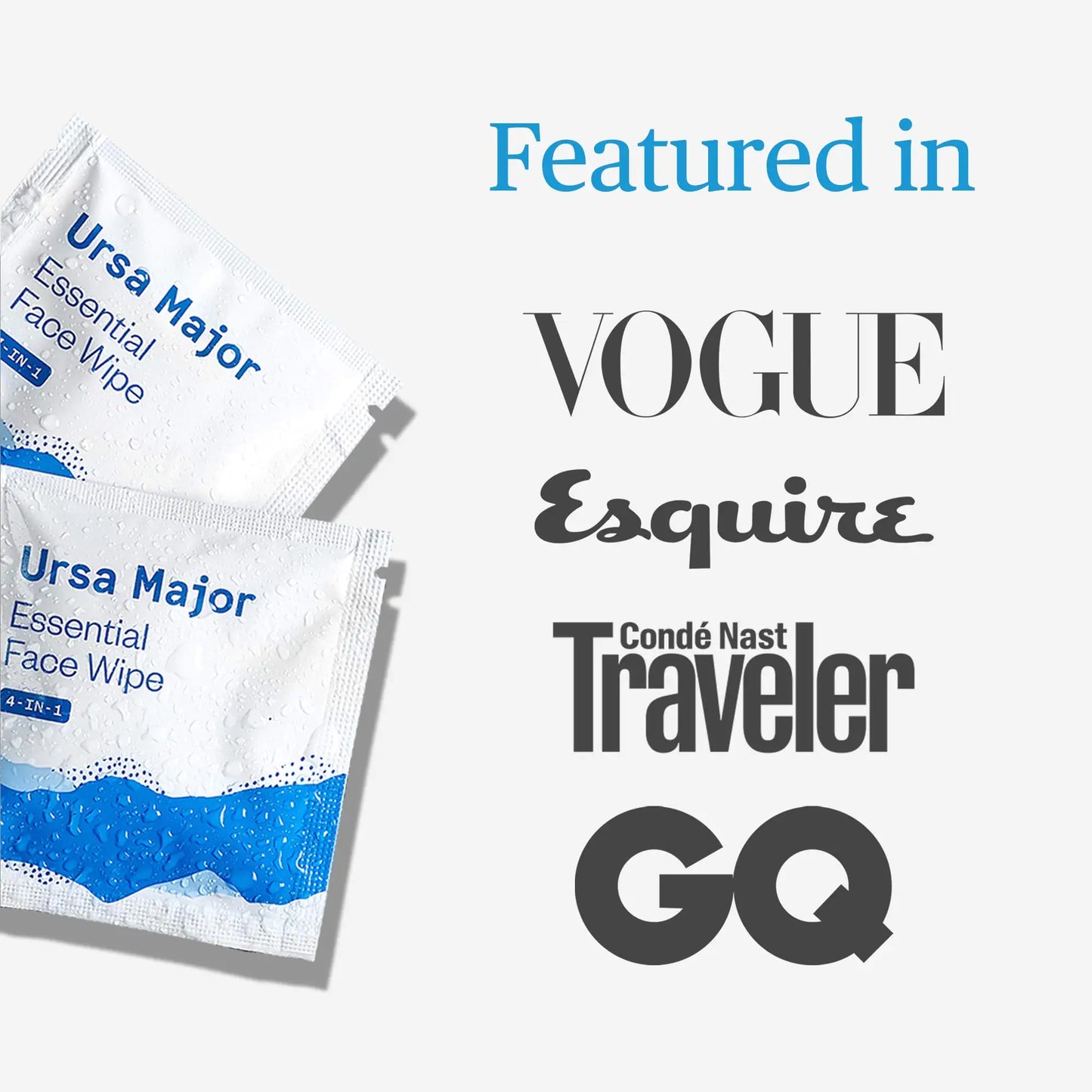 Ursa Major Essential Face Wipes, 40 Count
