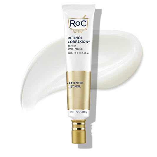 RoC Retinol Correxion Deep Wrinkle Anti-Aging Night Cream, 1 Ounce