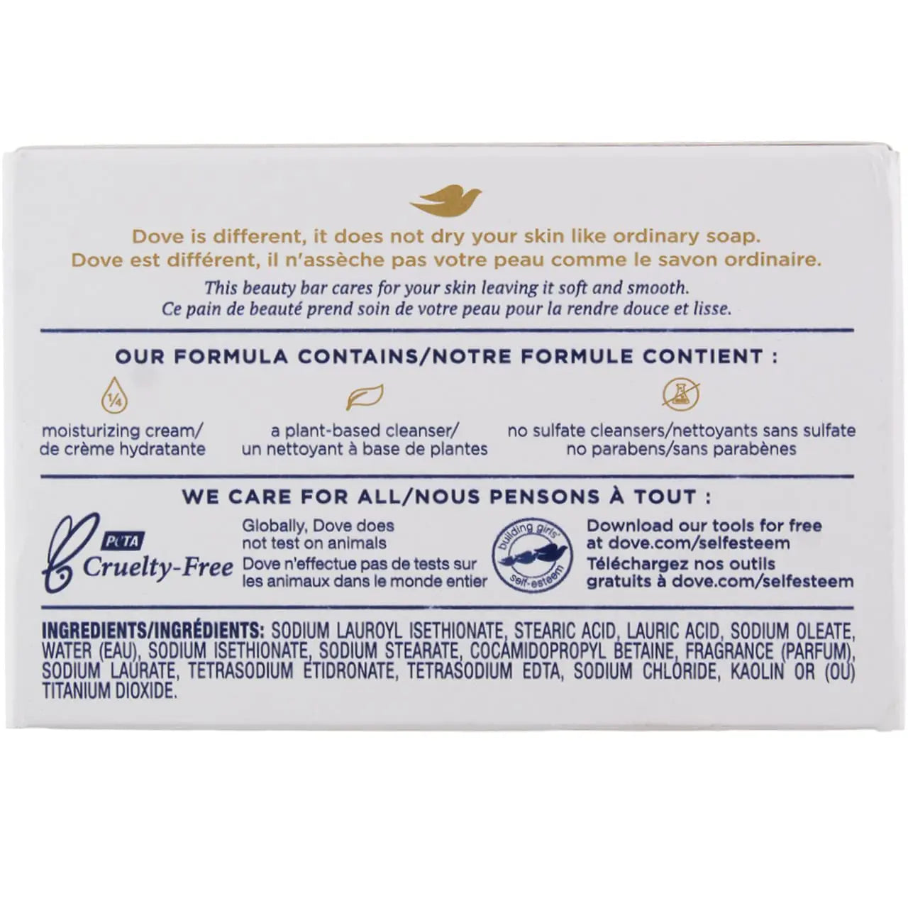 Dove Beauty Bar - White Moisturizing Cream - 3.75 oz Soap (3 pack) 1.02 Ounce (Pack of 11) Unscented