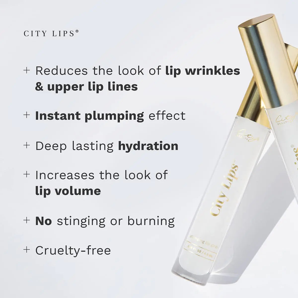 City Beauty City Lips Clear - Plumping Lip Gloss