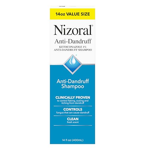 Nizoral Anti-Dandruff Shampoo with 1% Ketoconazole Fresh Scent 14 Fl Oz