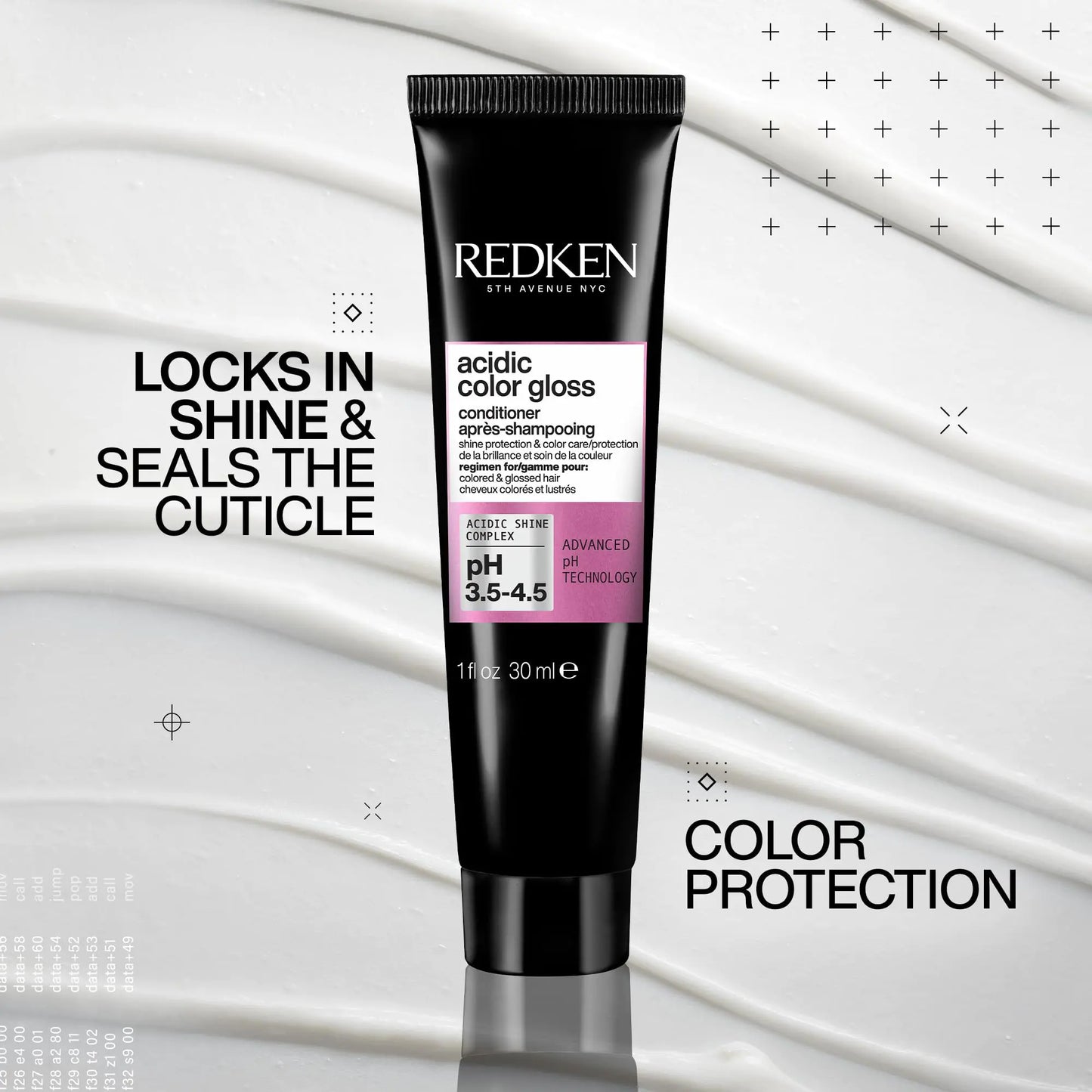 Redken Acidic Color Gloss Conditioner for Color-Treated Hair with Color Protection  1 Fl Oz