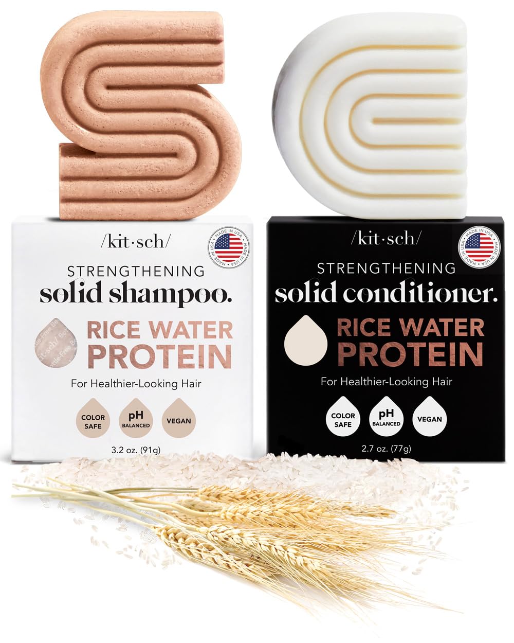 Kitsch Rice Bar Shampoo & Conditioner Set