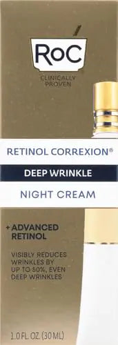 RoC Retinol Correxion Deep Wrinkle Anti-Aging Night Cream, 1 Ounce