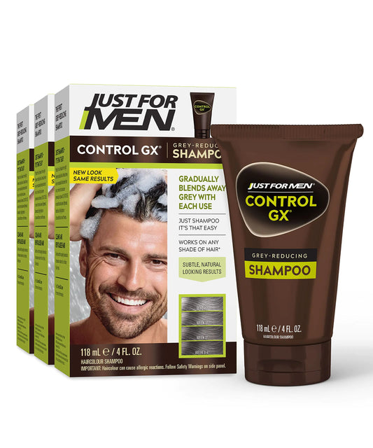 Just For Men Control GX Grey Reducing Shampoo Pack of 3