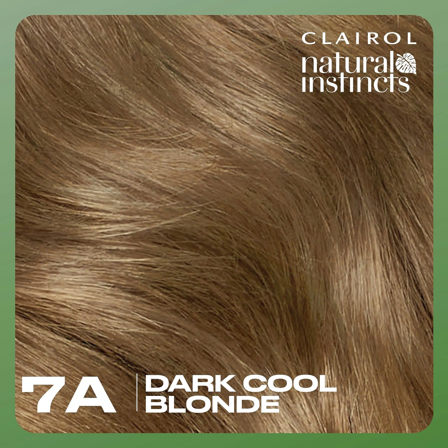 Clairol Natural Instincts Demi-Permanent Hair Dye, 7A Dark Cool Blonde Hair Color, 5.85 Fl Oz (Pack of 3)