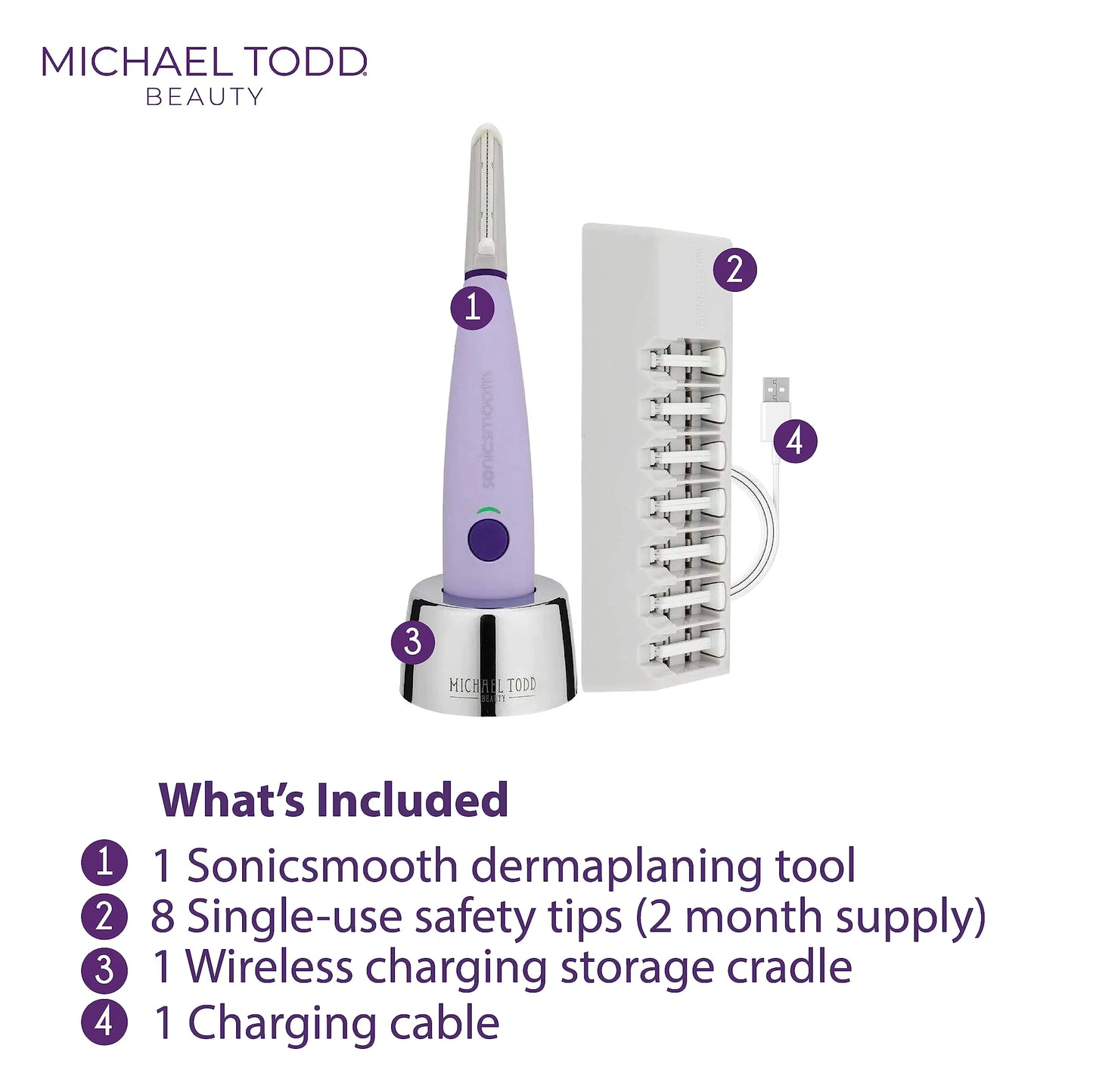 Michael Todd Beauty - Sonicsmooth – SONIC Technology Dermaplaning Tool