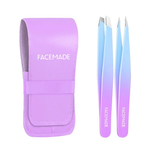 2 Pack Tweezers Set - Professional Stainless Steel Tweezers