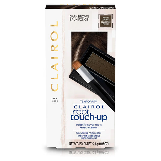 Clairol Root Touch-Up Temporary Concealing Powder, Dark Brown Hair Color, Pack of 1 0.07 Ounce (Pack of 1)