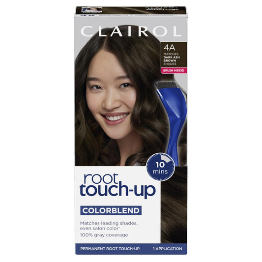 Clairol Root Touch-Up by Nice'n Easy Permanent Hair Dye, 4A Dark Ash Brown Hair Color, Pack of 1 1.1 Fl Oz (Pack of 1)