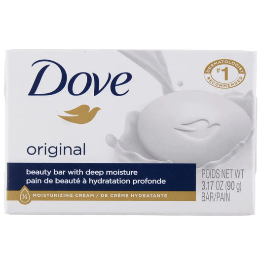 Dove Beauty Bar - White Moisturizing Cream - 3.75 oz Soap (3 pack) 1.02 Ounce (Pack of 11) Unscented