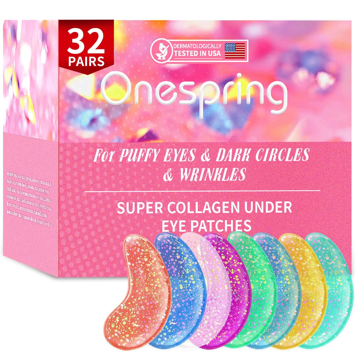 Under Eye Patches (24 Pairs) - Golden Under Eye Mask for Dark Circles, Puffiness & Wrinkles, 24 Count (Pack of 1)