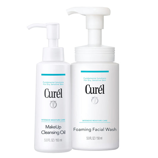 Curel Makeup Cleansing Oil and Face Wash Cleansing Oil & Face Cream