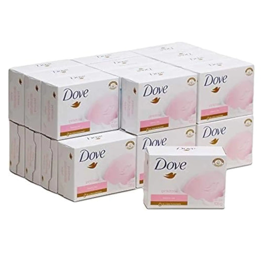 Dove Beauty Cream Bar Soaps, Pink/Rosa - 135g / 4.76oz x 24 Pack 1 Ounce (Pack of 114)