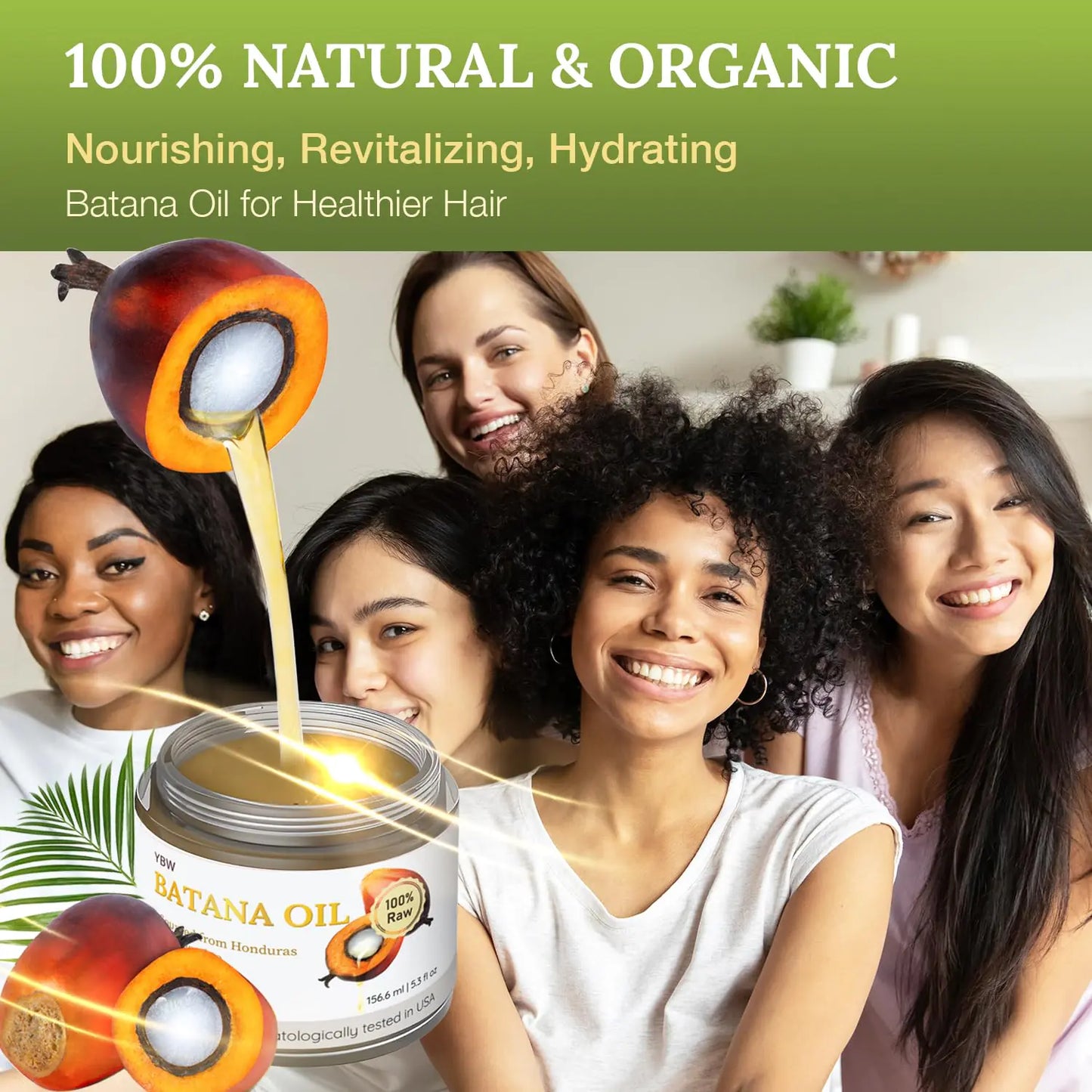 Dr. Sebi 100% Natural, Unrefined and Organic Batana Oil from Honduras