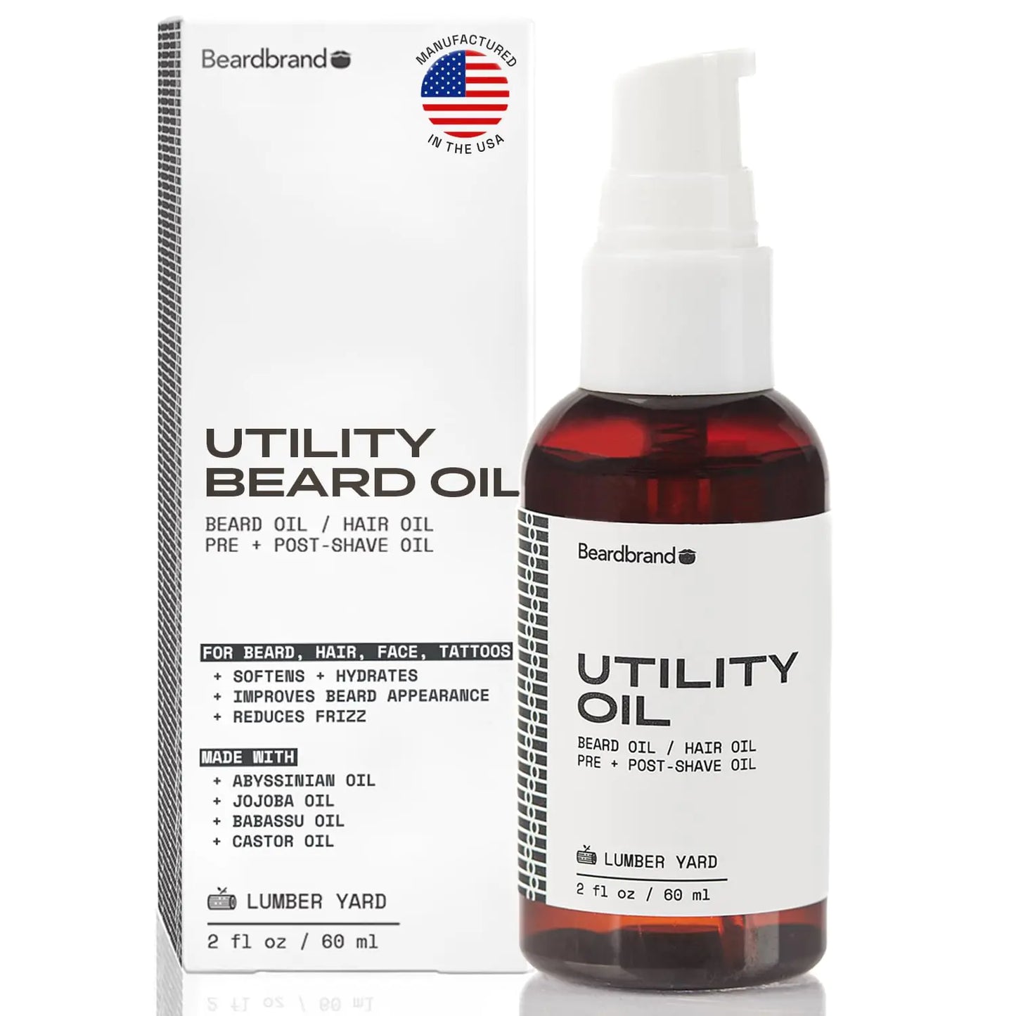 Beardbrand Beard Oil for Men Beard Softening Oil