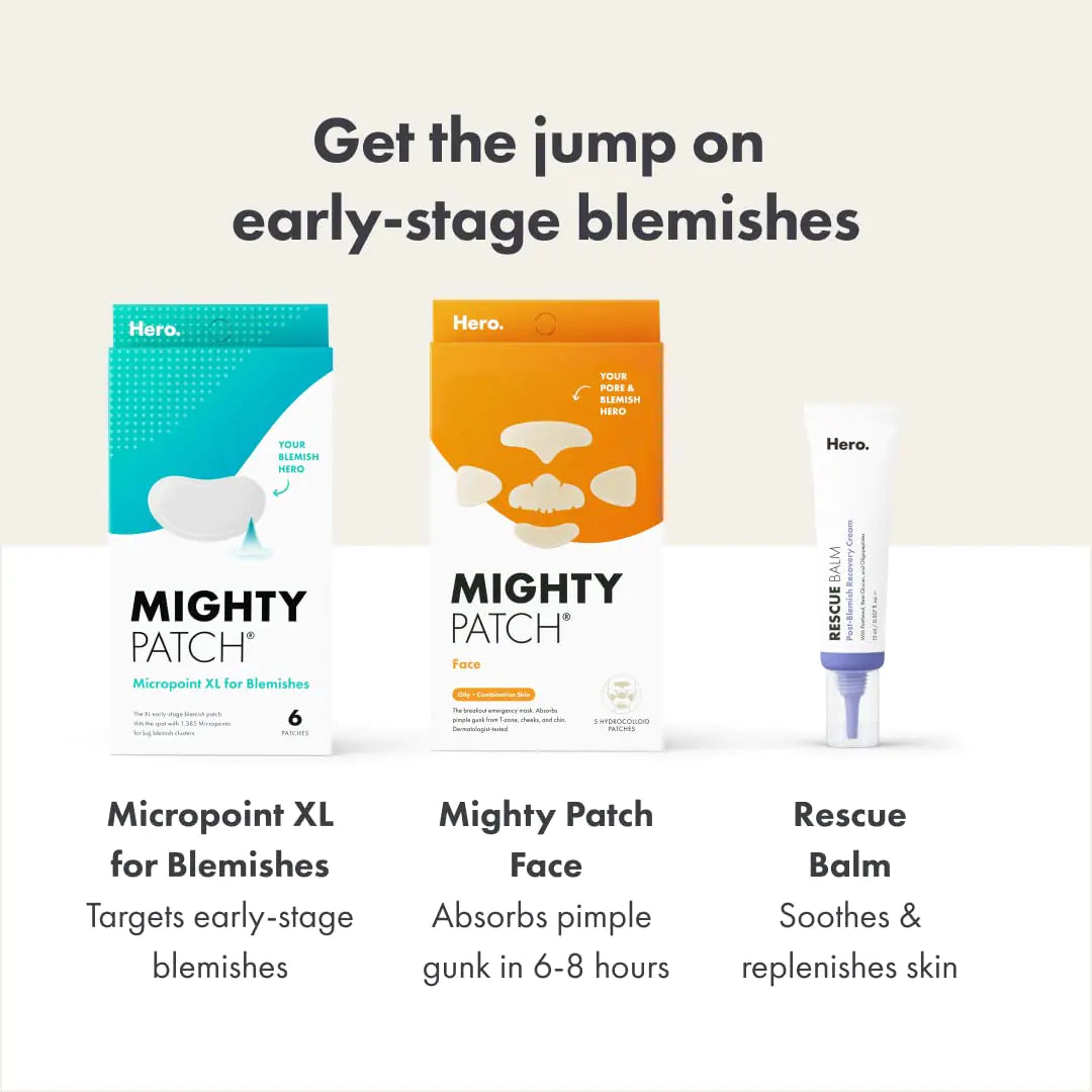 Hero Cosmetics Mighty Patch Micropoint™ XL for Blemishes -  6 Count (Pack of 1)