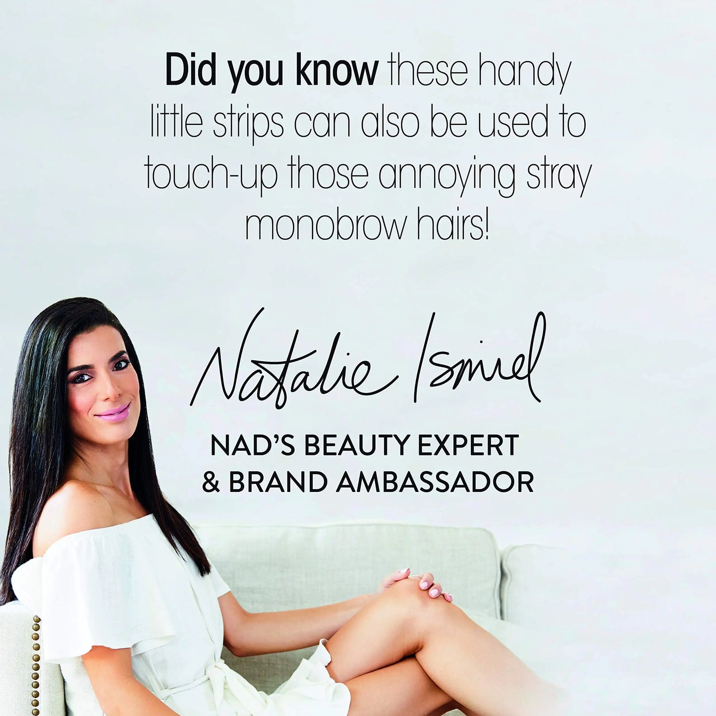 Nad's Facial Wax Strips - Hypoallergenic